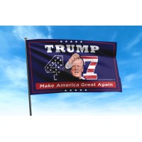 Trump 47 Flag (Making America Great Again - BLUE)